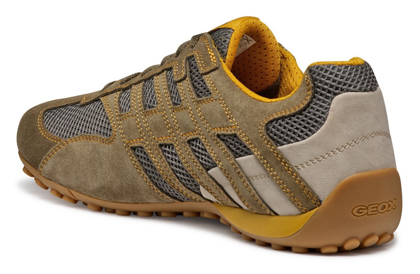 Geox U SNAKE ORIGINAL Schnürschuh, Schnürschuh, Freizeitschuh, Trekking Sneaker mit Lederinnensohle – Bild 5 von 5