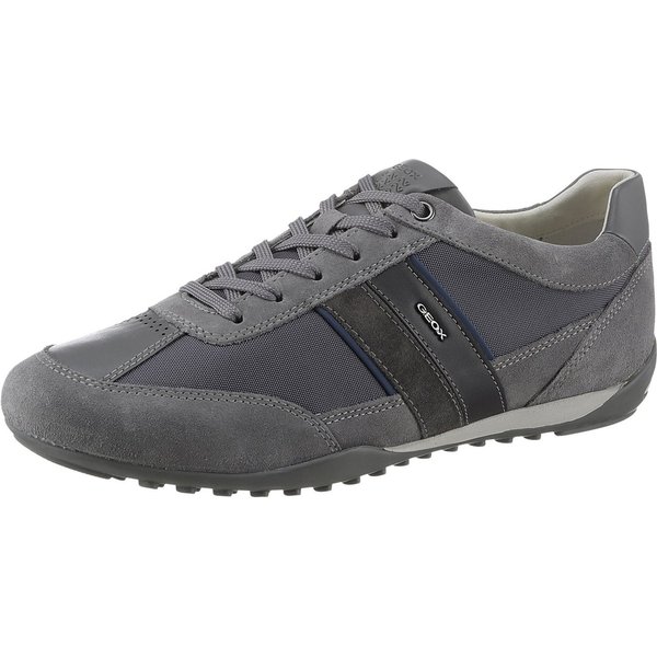 Geox U WELLS C Sneaker Casual Schuh, Schnürschuh mit Logoverzierung
