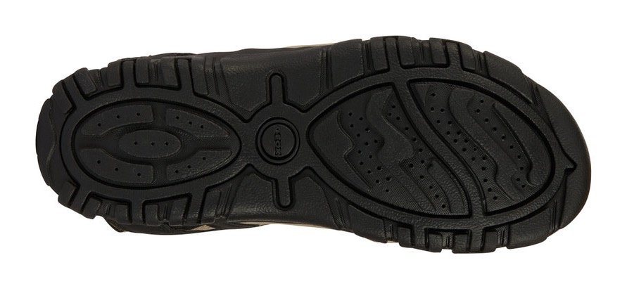 Geox UOMO SANDAL STRADA C Sandale, Sommerschuh, Klettschuh, Outdoorsandale, mit Lederfußbett – Bild 5 von 5