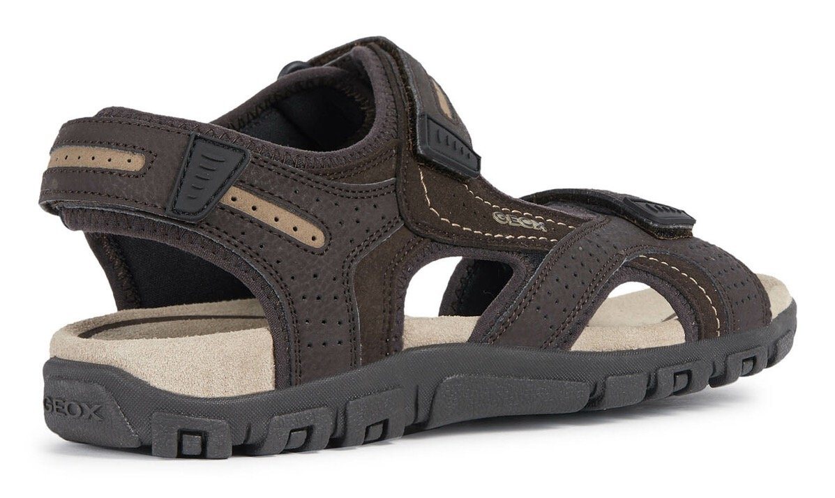 Geox UOMO SANDAL STRADA Sandale, Sommerschuh, Klettschuh, Outdoorsandale, im Trekking-Look – Bild 3 von 5