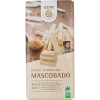 GEPA Weiße Bio-Schokolade "Mascobado", 100 g