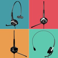 GEQUDIO Headset 1-Ohr mit 2.5mm Klinke