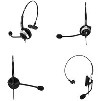 GEQUDIO Headset 1-Ohr mit 3.5mm Klinke