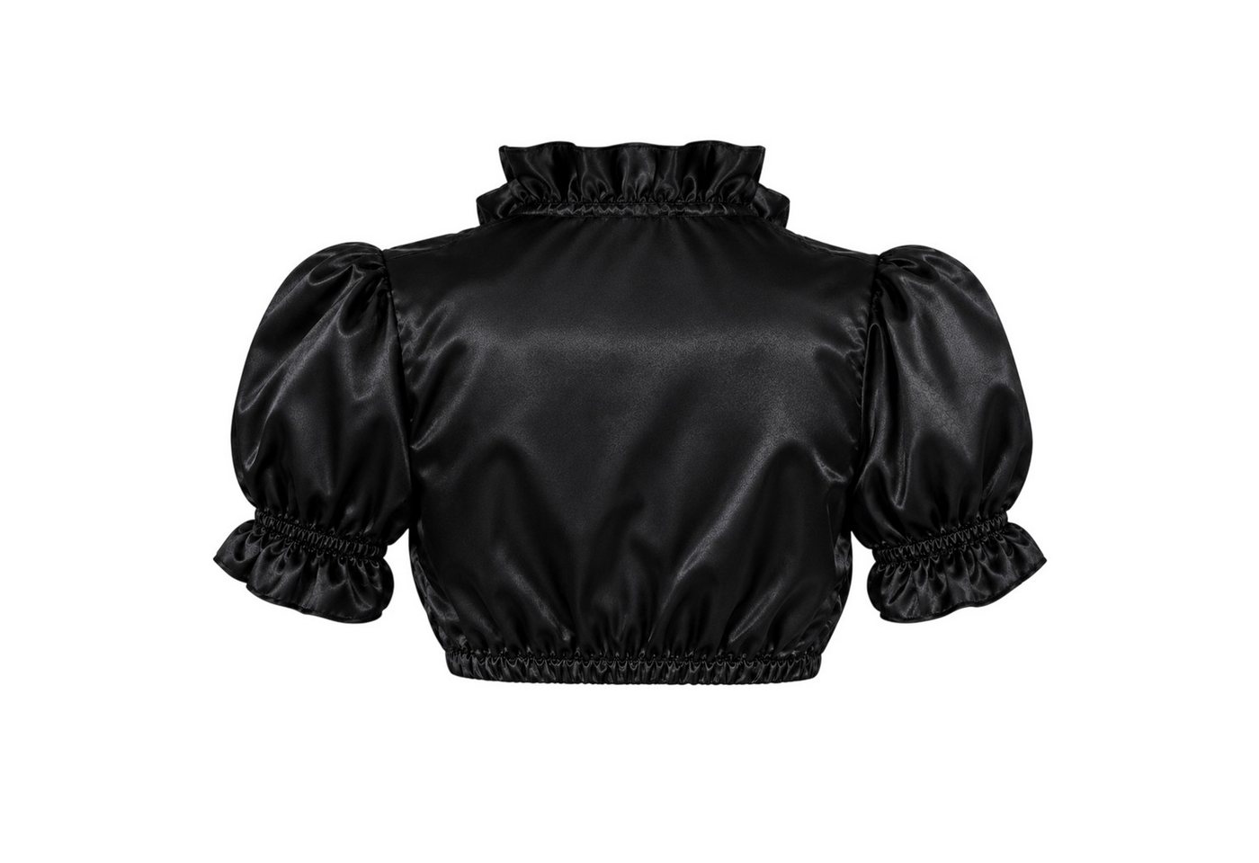German Wear Dirndlbluse GW1502 Dirndlbluse Trachtenbluse Trachtenmode in Schwarz – Bild 5 von 5