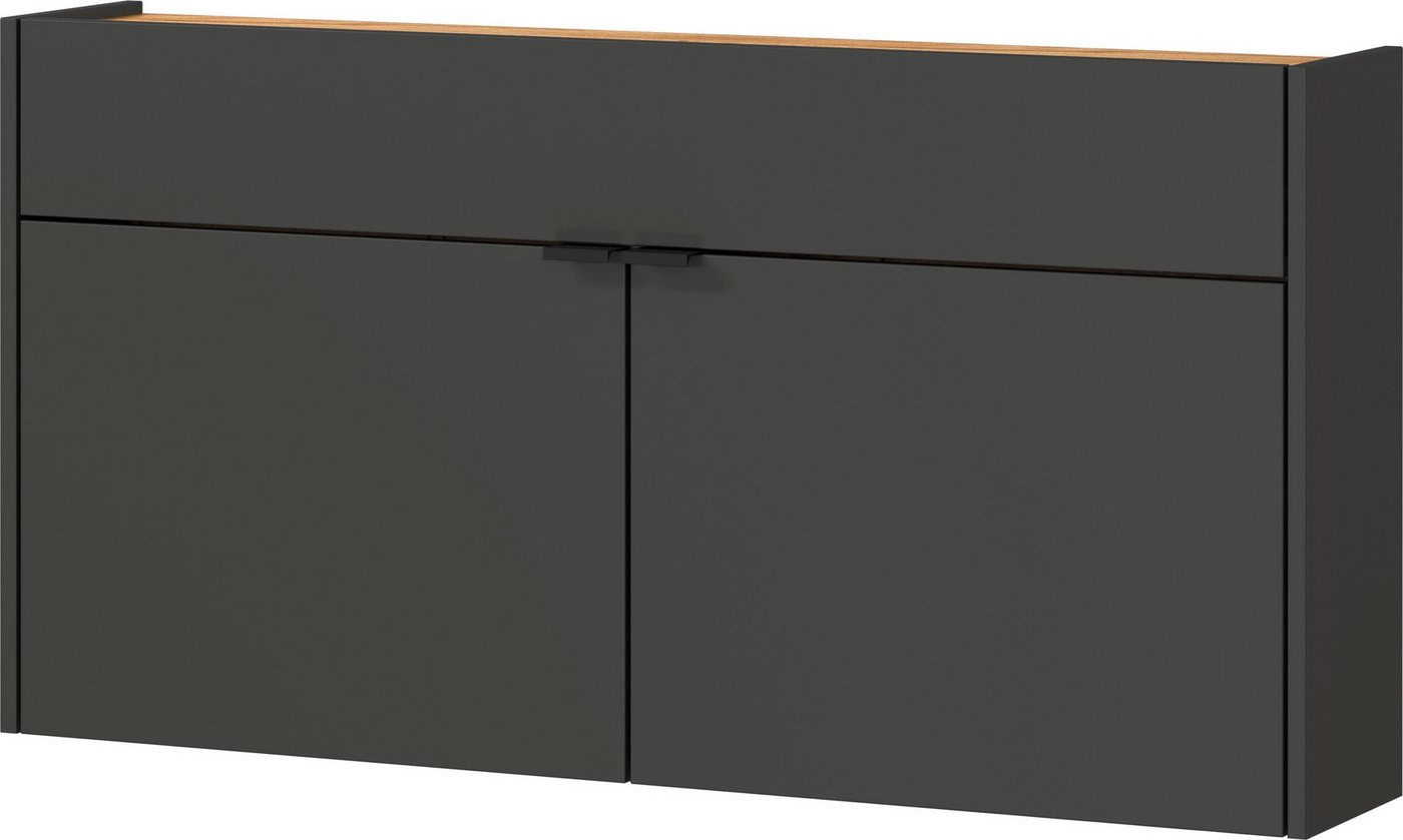 GERMANIA Garderoben-Set Ameca, (Set, 2-St), Mehrzweckschrank und Spiegel, geringe Tiefe, ideal für schmale Flure – Bild 4 von 5