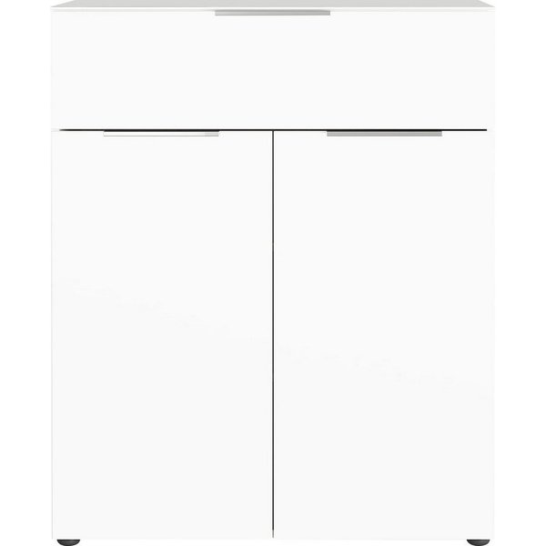 GERMANIA Kombikommode Oakland mit Glasauflagen, Breite 83 cm, mit Schubladen, in vers. Varianten