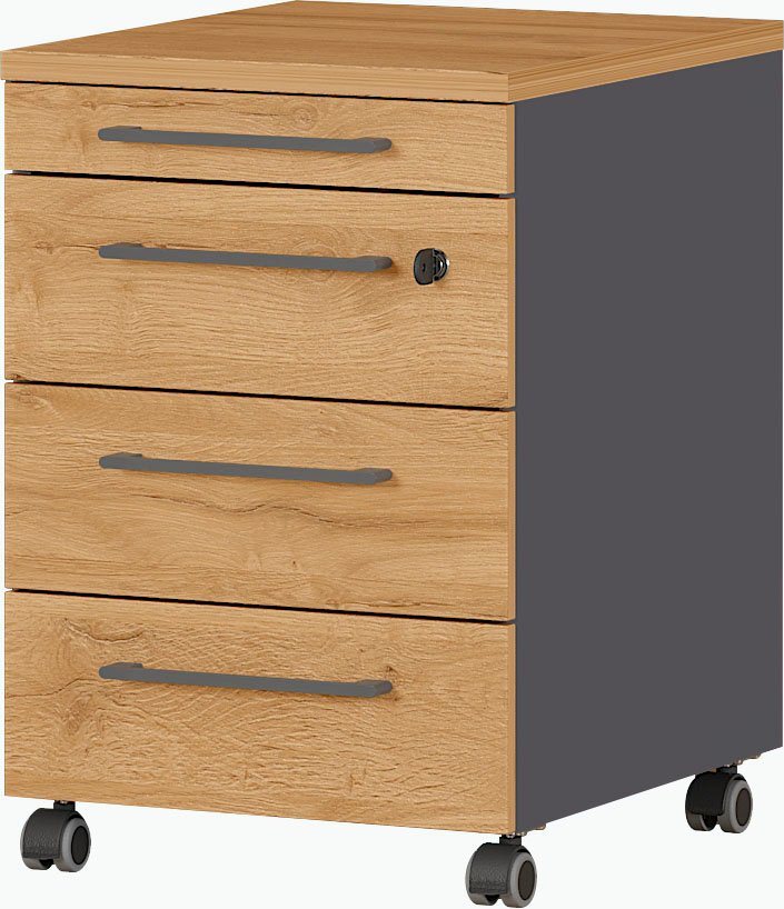 GERMANIA Rollcontainer GW-Agenda Rollcontainer, mit abschließbarer Schublade – Bild 4 von 5