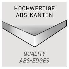 GERMANIA Schreibtisch Altino, Kufen aus Metall, 2x Kabeldurchlass, Breite 160 cm, Made in Germany – Bild 5 von 5