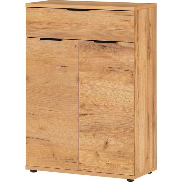 GERMANIA Schuhschrank Fremont Breite 75cm, Griffe aus Metall, verstellbare Böden, Made in Germany