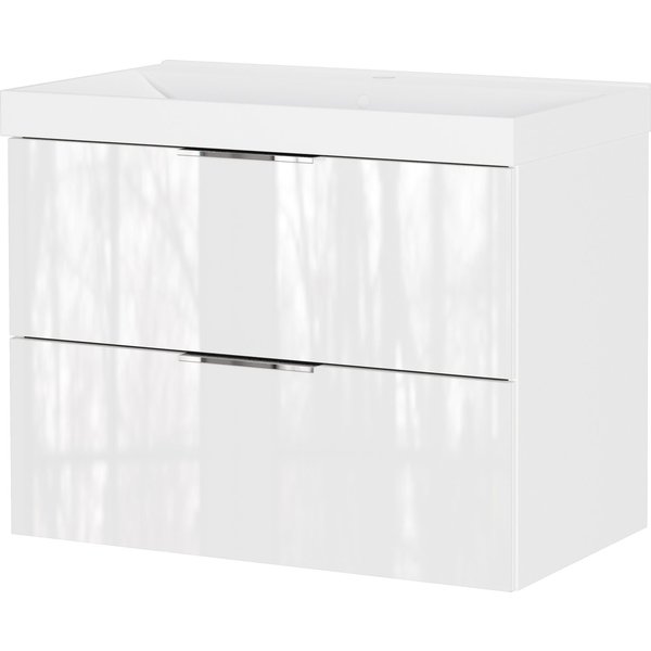 GERMANIA Waschtisch Bisbee (1-St), Waschtisch mit Glasfront in verschiedenen Breiten