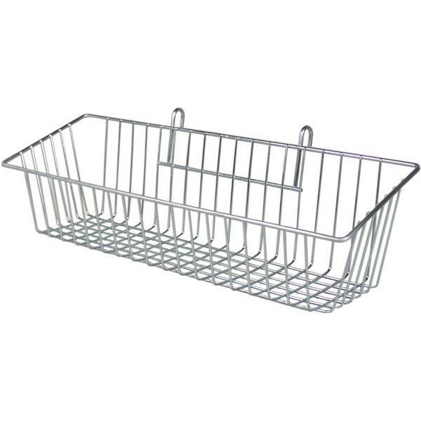 GERSO Drahtkorb Gitterkorb 43 x 13 cm, zur Aufhängung an Gitterwänden