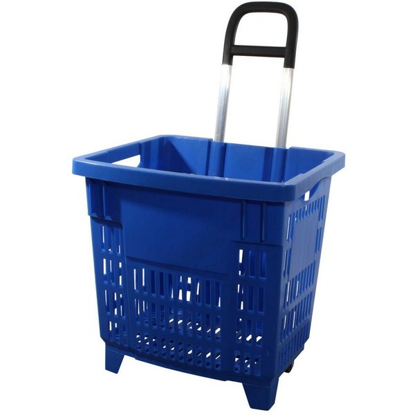 GERSO Einkaufskorb Einkaufstrolley Einkaufskorb m. Rollen 55L, 55 l, 0