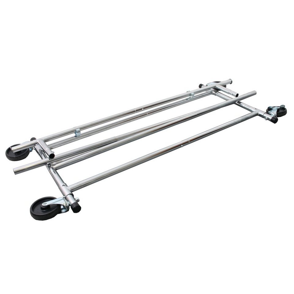 GERSO Kleiderständer Klappbarer & stabiler Kleiderständer auf Rollen 130 cm breit – Bild 2 von 4