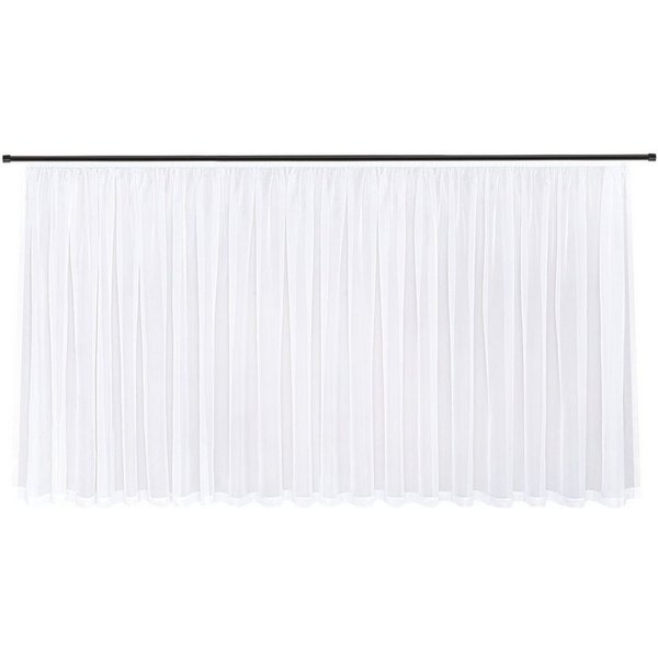 Gerster Gardine Jody, 1 Stück, Kräuselband, transparent (1 St), Kräuselband, transparent, Voile, Fertig konfektionierter Store aus Voile