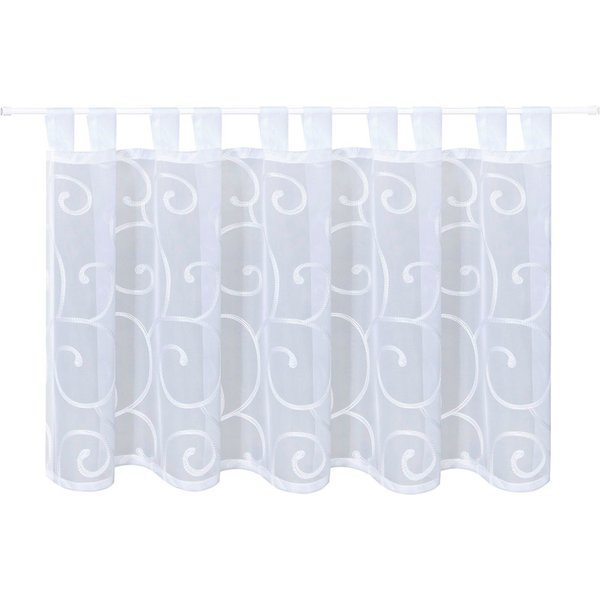 Gerster Gardine Quinta (1 St), Schlaufen, transparent, Voile, Schlaufenpanneau bestickt