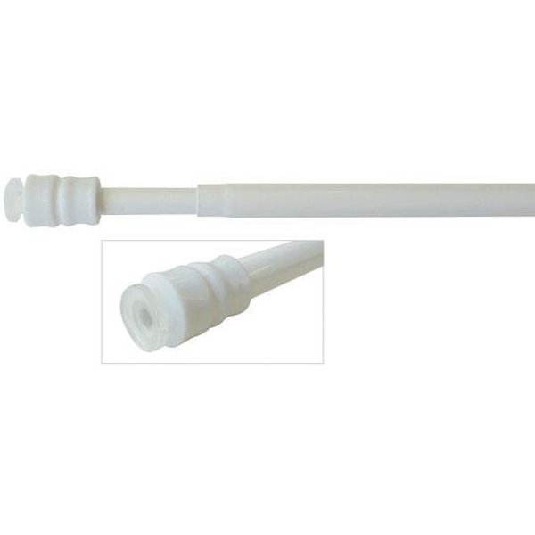 Gerster Klemmstange, Ø 10 mm, ausdrehbar, ohne Bohren, geklemmt, Eisen, Polyamid, für Scheibengardinen