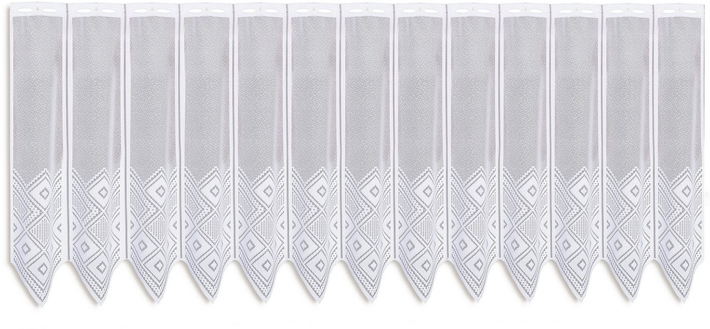 Gerster Scheibengardine CARLINA, 1 Stück, halbtransparent (1 St), Stangendurchzug, halbtransparent, Jacquard – Bild 2 von 5