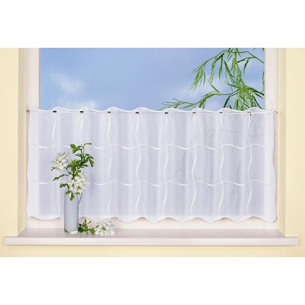 Gerster Scheibengardine Joana (1 St), Stangendurchzug, transparent, Voile, HxB: 50x150
