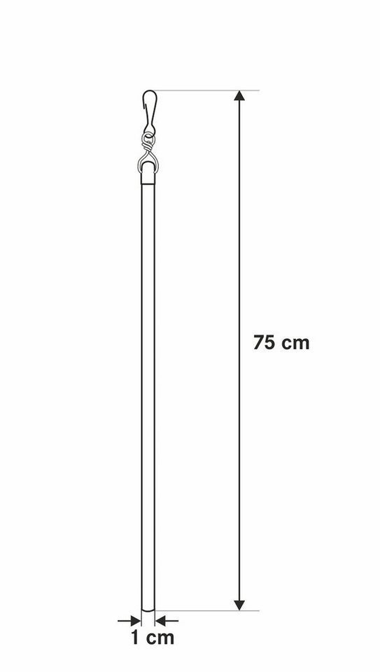 Gerster Schleuderstab Glasia, Vorhänge, (1-St) – Bild 2 von 4