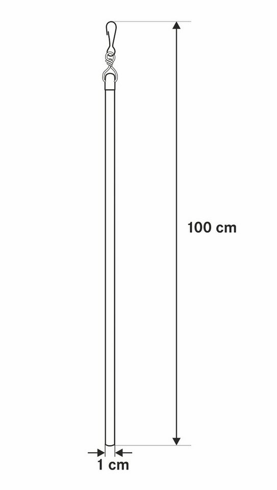Gerster Schleuderstab Glasia, Vorhänge, (1-St) – Bild 3 von 4