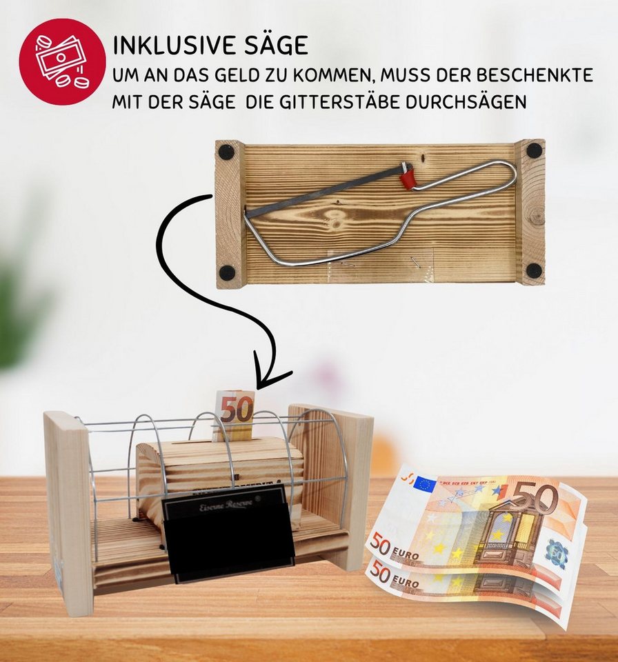 Eiserne Reserve® Geschenkbox Alles Gute zur Hochzeit - Eiserne Reserve Gitterbox Geldgeschenk zur H – Bild 2 von 5