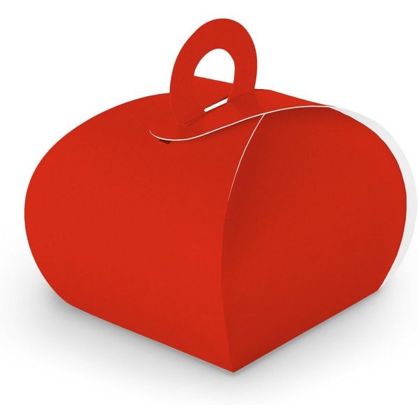 itenga Geschenkbox itenga Geschenkbox mit Griff rot aus Karton