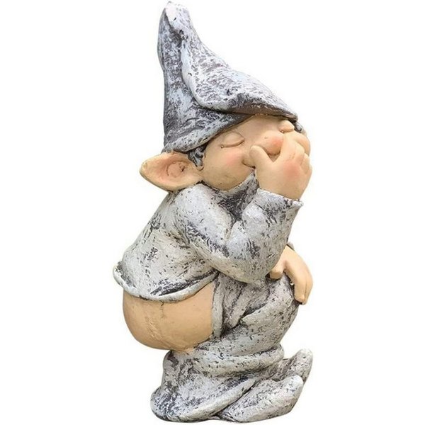 Geschenkehöhle Gartenzwerg Lustiger Gartenzwerg mit Po – Wetterfeste Gartenfigur Deko Outdoor, (1 St), Frecher Gartenzwerg mit Humor – der Hingucker für jeden G