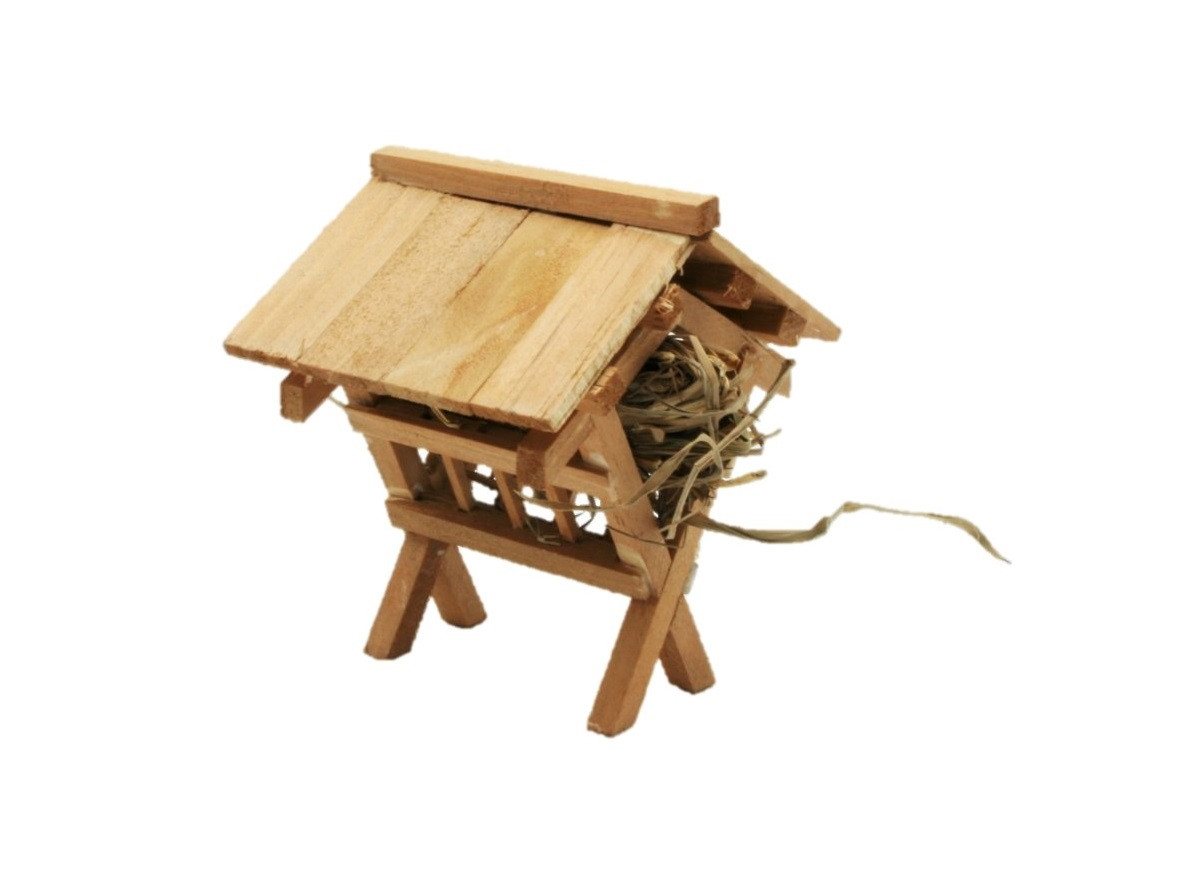 Geschenkestadl Krippen-Zubehör 6 oder 8 teiliges Krippenzubehör aus Holz (6 St) – Bild 2 von 5