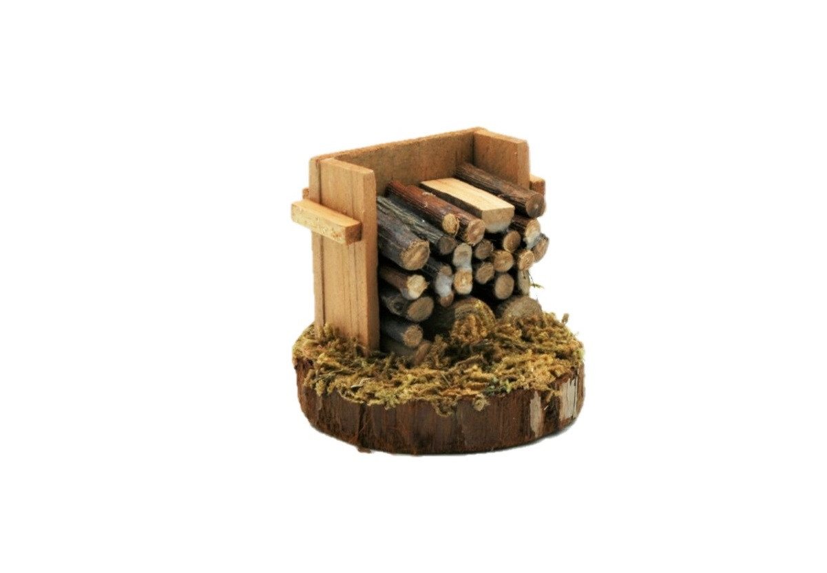 Geschenkestadl Krippen-Zubehör 6 oder 8 teiliges Krippenzubehör aus Holz (6 St) – Bild 5 von 5