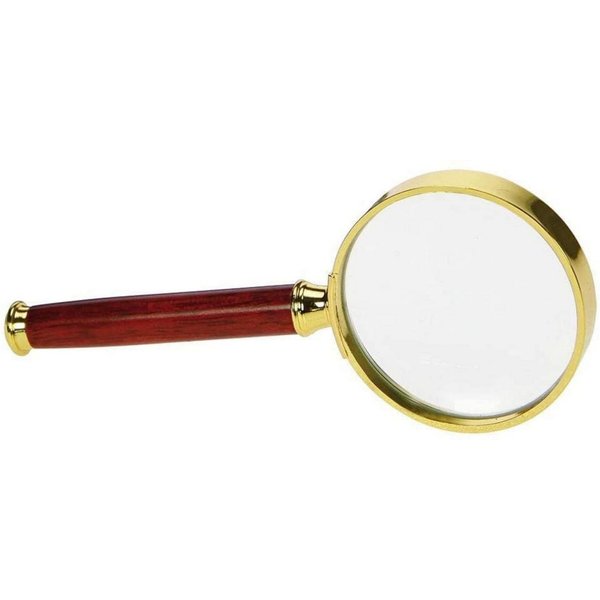 Geschenkkarte Lupe Classic goldfarben