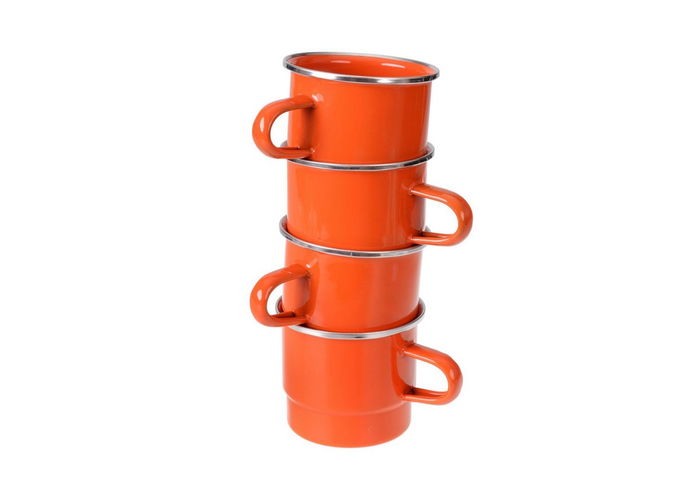 GRÄWE Geschirr-Set GRÄWE Stapelbecher emailliert 8 cm, Stahlblech – Bild 2 von 3
