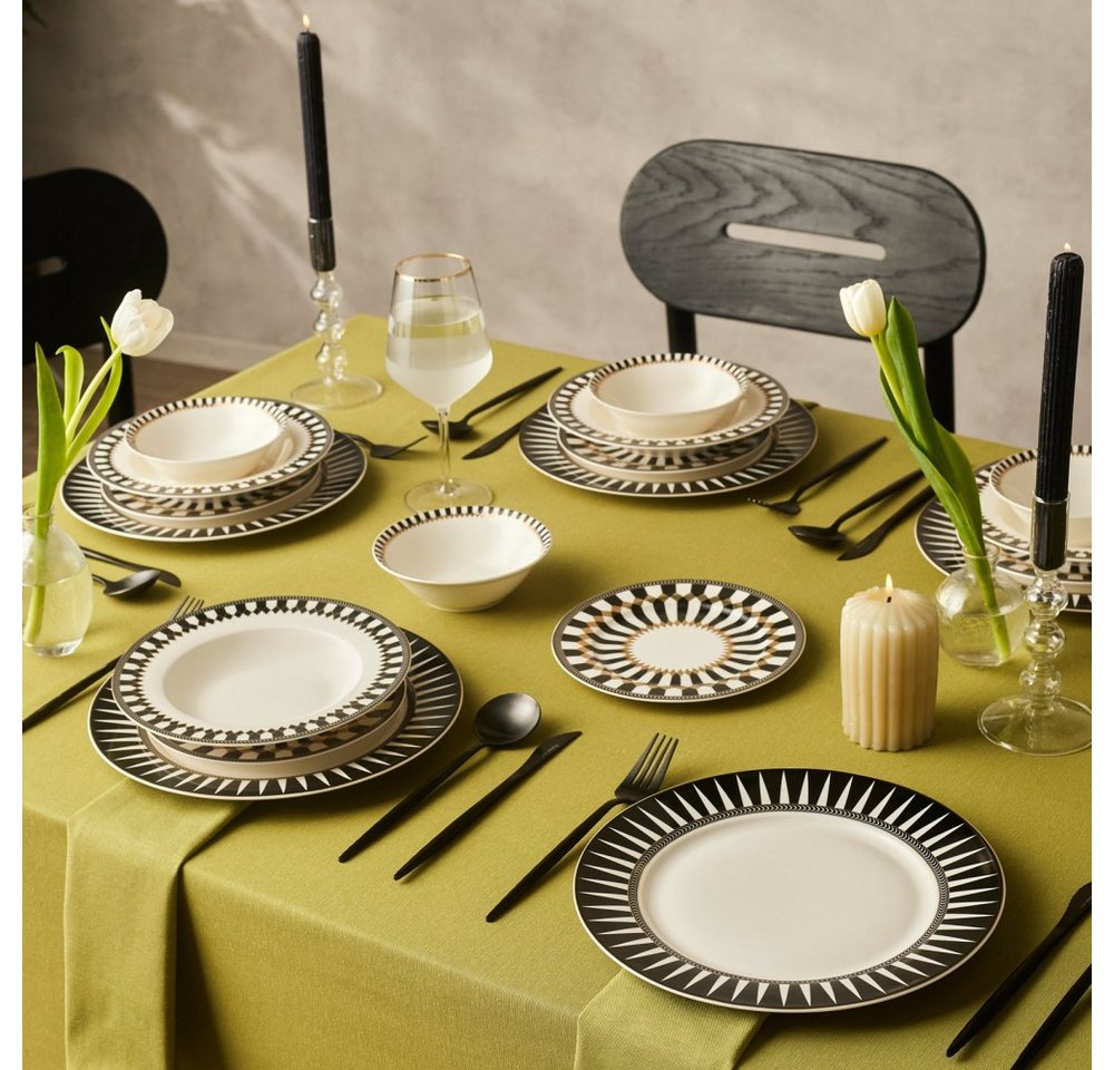 Karaca Geschirr-Set Karaca Elegance Bone Helsinki 24-teiliges Tafelservice für 6 Personen – Bild 2 von 5