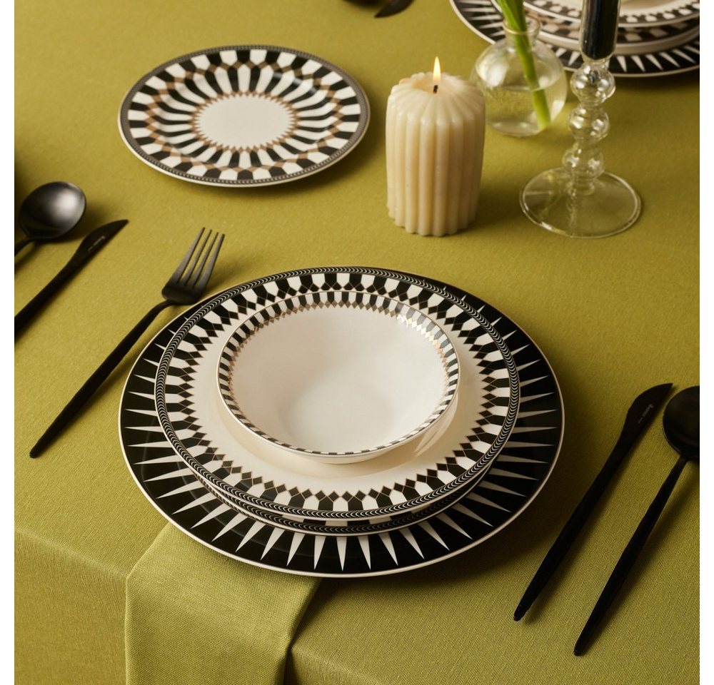 Karaca Geschirr-Set Karaca Elegance Bone Helsinki 24-teiliges Tafelservice für 6 Personen – Bild 5 von 5