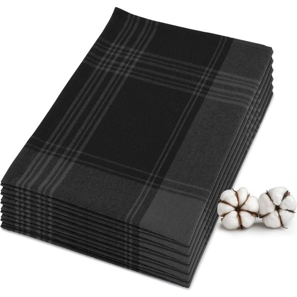 JEMIDI Geschirrtuch JEMIDI Geschirrtücher 6er Set, Baumwolle, kariert, 50x70 cm