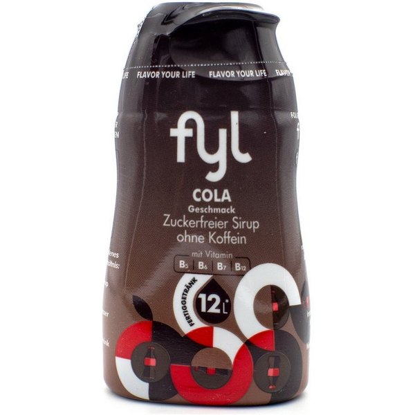 Getränke-Sirup, 1 x 48 ml, Cola zuckerfreier Sirup für – ohne Koffein