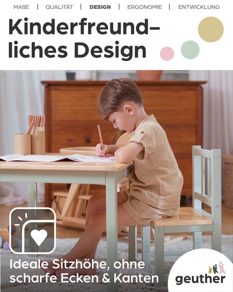 Geuther Kindertisch Kindersitzgruppe Activity – Bild 4 von 5