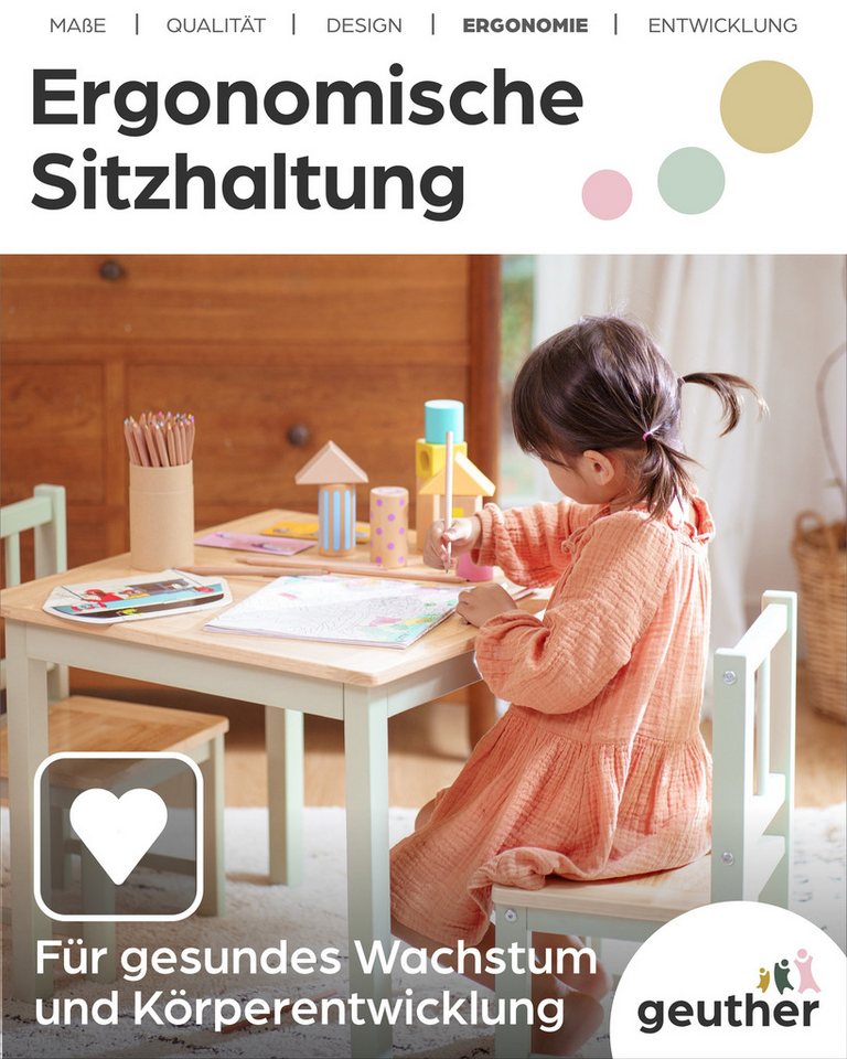 Geuther Kindertisch Kindersitzgruppe Activity – Bild 5 von 5