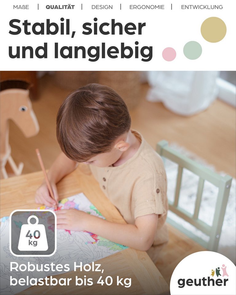 Geuther Kindertisch Kindersitzgruppe Activity – Bild 3 von 5