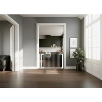Geuther Türschutzgitter Easylock Flatstep 69-125 cm weiß, auch als Treppenschutzgitter verwendbar