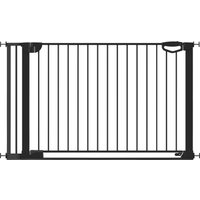 Geuther Türschutzgitter Easylock Flatstep 69-125 schwarz, auch als Treppenschutzgitter verwendbar