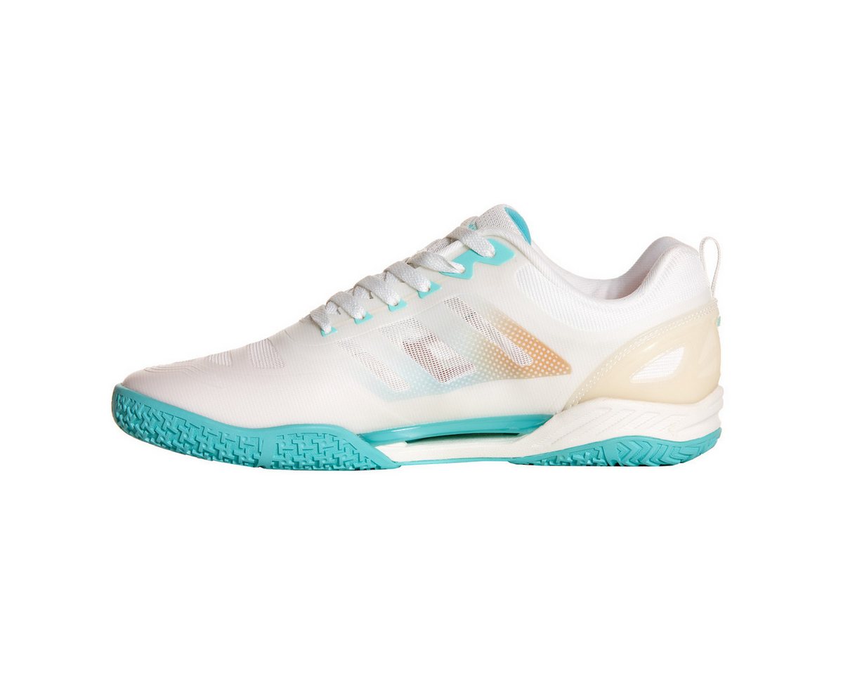 Gewo Tischtennis Schuh Ultra Force Pro, Indoor Hallenschuhe, weiß-mintgrün Trainingsschuh geeignet für Tischtennis – Bild 5 von 5