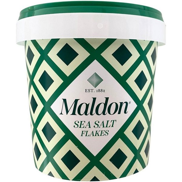Maldon Gewürz Maldon Sea Salt Flakes im Eimer, 570g, Meersalzflocken, 570 g, Zart-knusprigen Meersalzflocken
