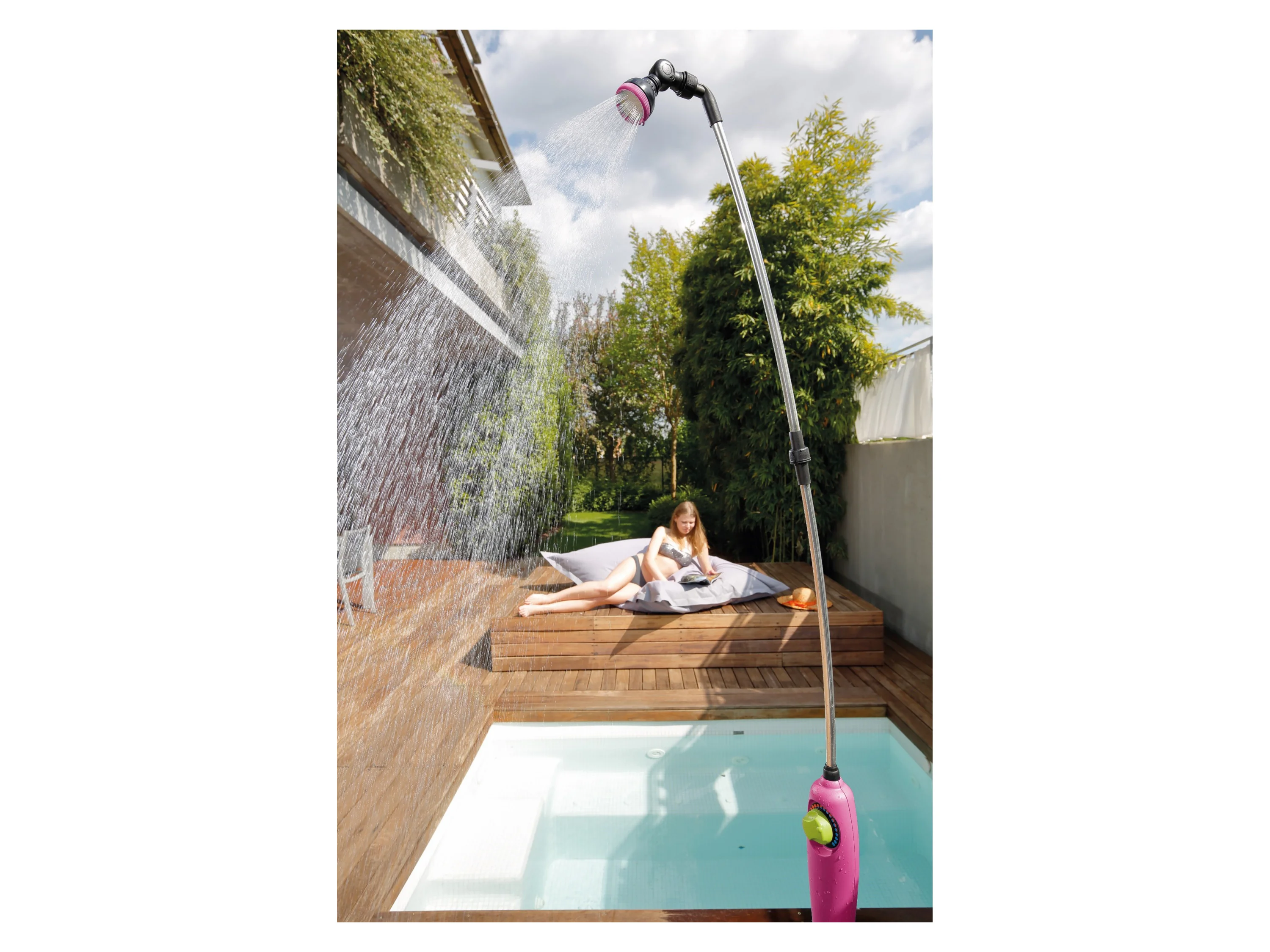 GF Solar-Gartendusche »Sunny« (Fuchsia) – Bild 2 von 4