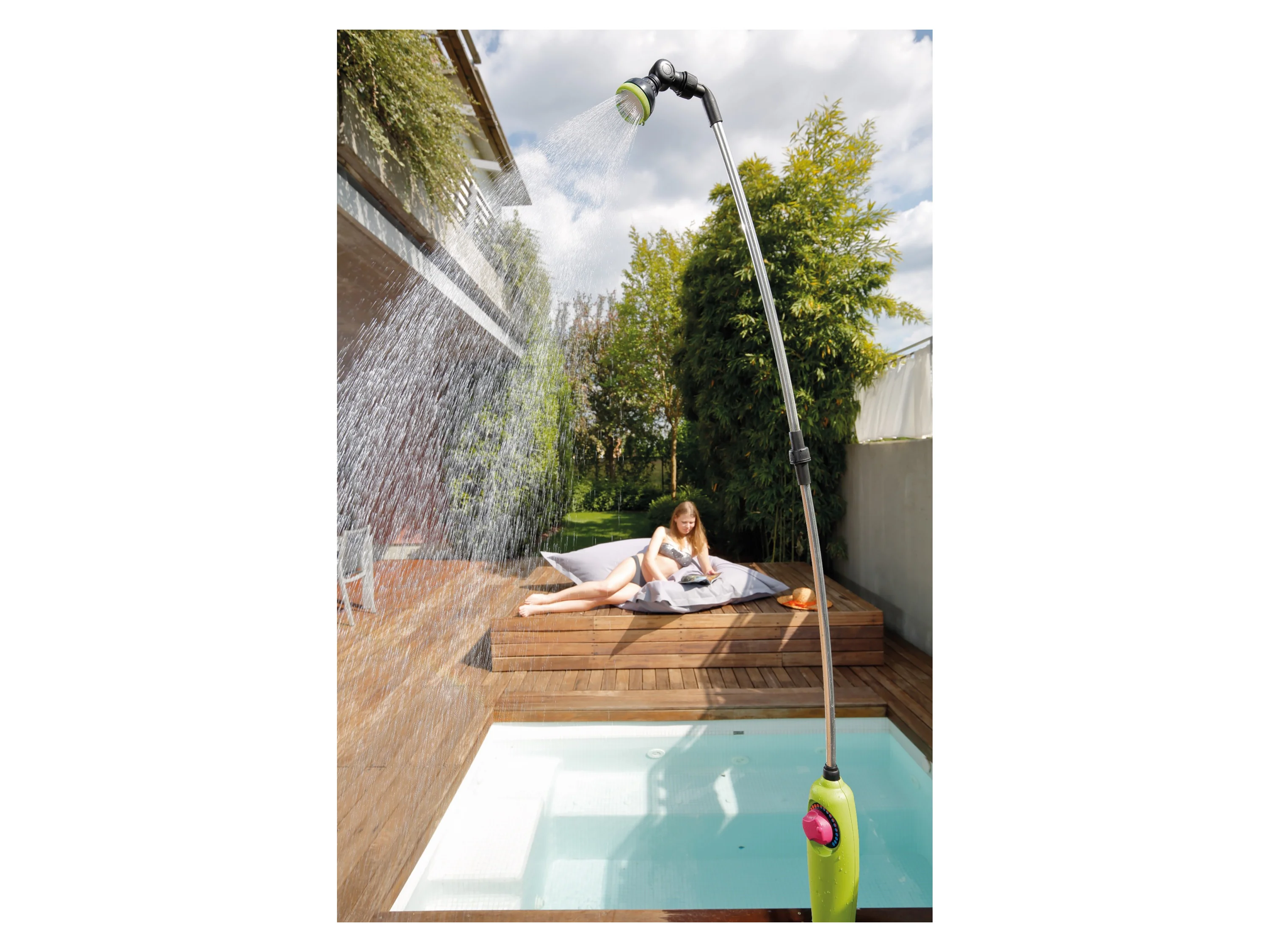 GF Solar-Gartendusche »Sunny« (Lime) – Bild 2 von 4