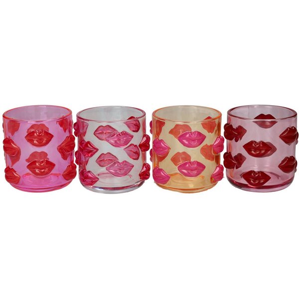Giftcompany Windlicht L'amour Windlicht Lippen sortiert 9,2cm (1 Stück)