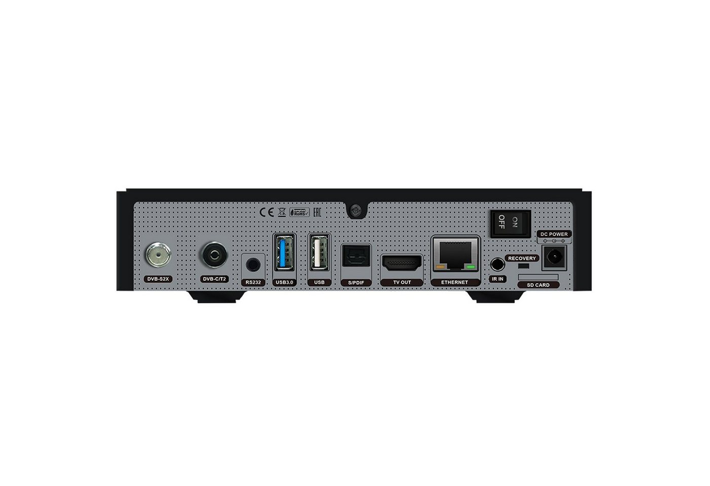 Gigablue UHD Trio 4K PRO - Combo Tuner, W-LAN 1200Mbps SAT-Receiver – Bild 3 von 5