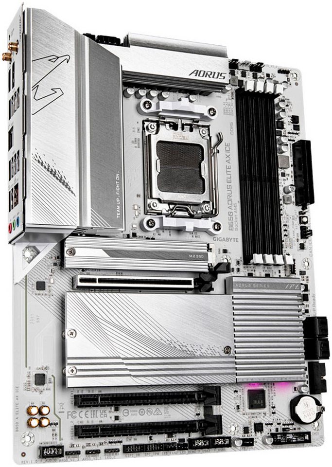Gigabyte B650 AORUS ELITE AX ICE Mainboard – Bild 3 von 4