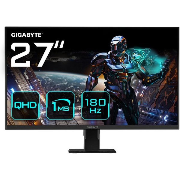 Gigabyte GIGABYTE GS27QA, Gaming-Monitor, (QHD, IPS, HDR TFT-Monitor (2560 x 1440 px)