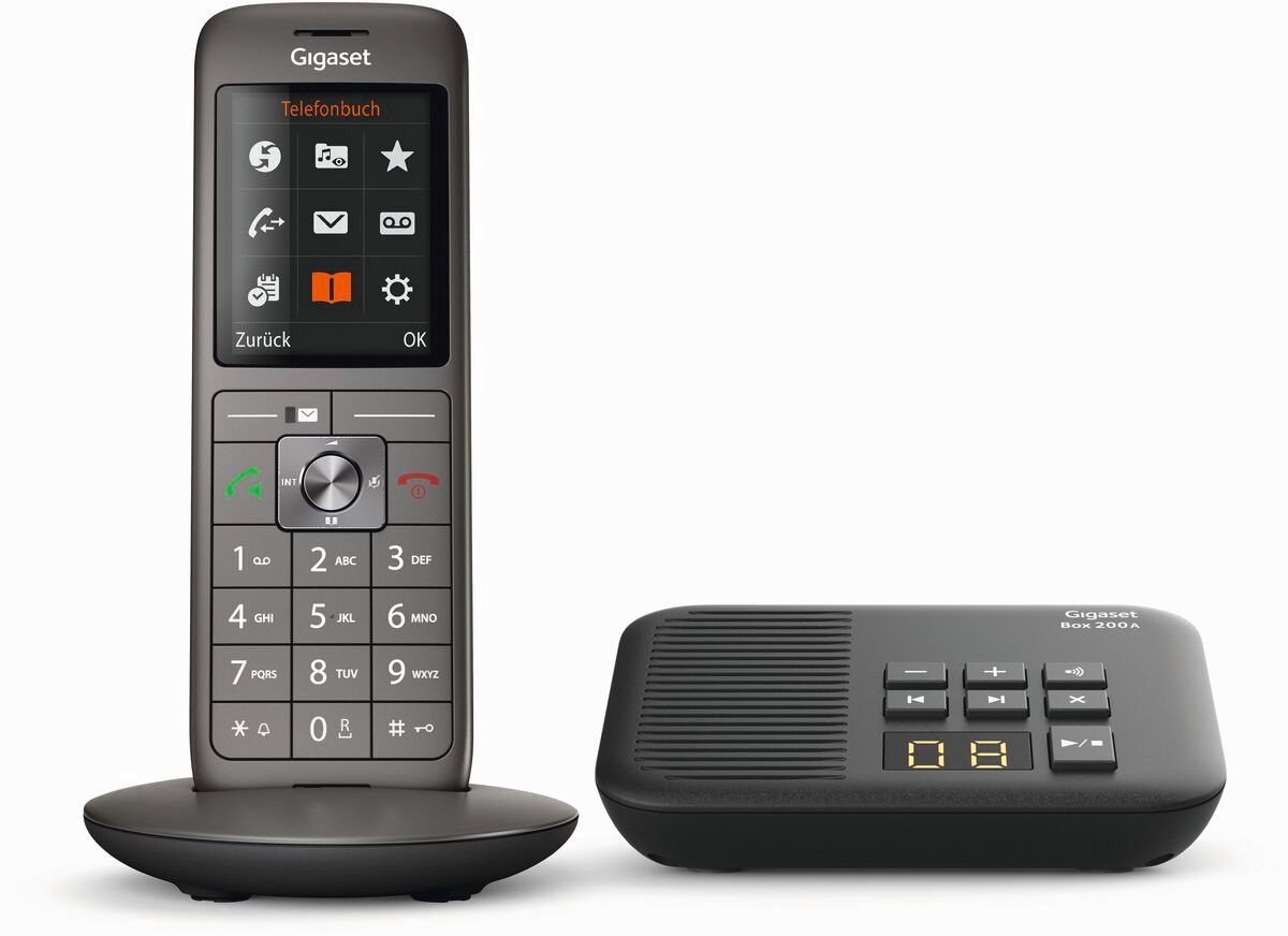 Gigaset CL660A mit Box 200 Schnurloses DECT-Telefon (Mobilteile: 1, Separate Basis) – Bild 2 von 2