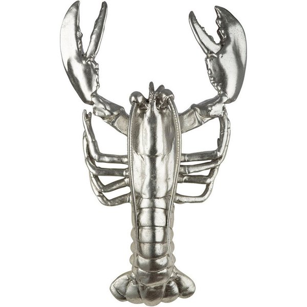 GILDE Tierfigur Figur, Wandobjekt Hummer Lobster silberfarben H. 41,5 cm (1 St)